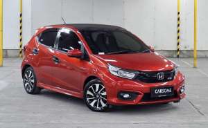 Jual bekas JUAL Honda Brio RS CVT 2020 Orange Garansi 1 Tahun Mesin, Transmisi, AC,lokasi di Jawa Barat