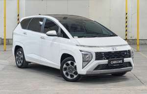 Jual bekas JUAL Hyundai Stargazer Prime AT 2022 Putih Garansi 1 Tahun Mesin, Transmisi, AC,lokasi di Jawa Barat
