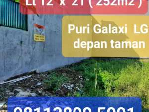 JUAL KAVLING murahPURI GALAXI DEPAN TAMAN lokasi di Surabaya Kota, tersedia melalui melalui situs Olx