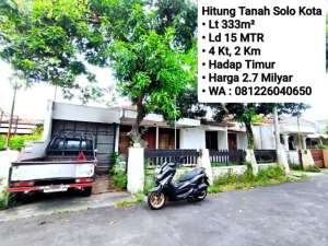 Jual Rumah Lama Hitung Tanah Area Jajar Dekat Manahan lokasi di Surakarta Kota, tersedia melalui melalui situs Olx