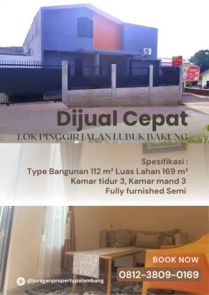 Jual rumah murah palembang lokasi di Palembang Kota, tersedia melalui melalui situs Olx