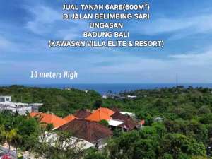 Jual Tanah 6are zona pink view laut kawasan villaresort Ungasan Badung Bali lokasi di Kab. Badung, tersedia melalui melalui situs Olx
