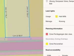 JUAL TANAH BAGUS PANJER lokasi di Denpasar Kota, tersedia melalui melalui situs Olx