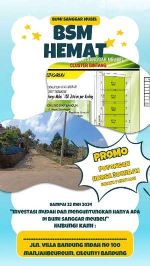 Jual Tanah Cibiru Wetan Bandung Timur lokasi di Bandung Kab., tersedia melalui melalui situs Olx