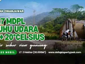 JUAL TANAHDI KAWASAN VILA CIHANJAWAR. lokasi di Purwakarta Kab., tersedia melalui melalui situs Olx