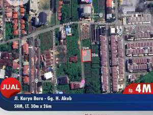 Jual Tanah Lokasi Karya Baru lokasi di Pontianak Kota, tersedia melalui melalui situs Olx