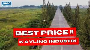 Jual Tanah Pabrik Luas 1,5 Hektar Berada di Jalan Utama Lippo Cikarang lokasi di Bekasi Kab., tersedia melalui melalui situs Olx