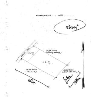Jual Tanah SHM Murah di cibubur seberang mall citragrand Lt.2800m2 lokasi di Bekasi Kota, tersedia melalui melalui situs Olx