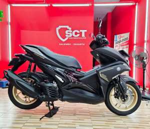 Jual bekas JualCpt90LikeNew YAMAHA AEROX ABS KEYLESS 2019 HITAM,lokasi di Jakarta Pusat