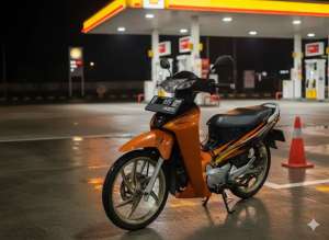 Jual bekas Karisma 125 hitam orange rare,lokasi di Tangerang Kota