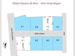 Kavling Hanya 15 Menit Kebun Raya Bogor, Dalam Komplek Perumahan lokasi di Bogor Kota, tersedia melalui melalui situs Olx