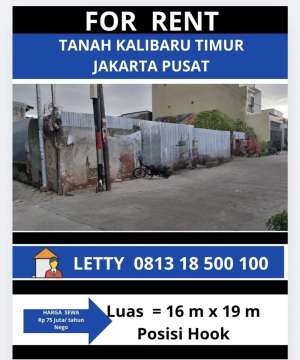 Kavling Kalibaru Senen Jakarta Pusat Rp 70 Jutatahun Nego lokasi di Jakarta Pusat, tersedia melalui melalui situs Olx