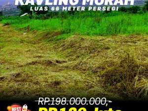 Kavling Murah Kota Batu Luas 66 meter persegiSHMDekat BALOGA lokasi di Batu Kota, tersedia melalui melalui situs Olx