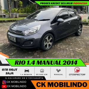 Jual bekas Kia Rio Manual 2014 Plat AB ISTIMEWA DP Minim Agya,lokasi di Surakarta Kota