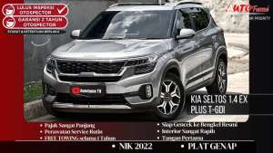 Jual bekas Kia Seltos 1.4 EX Plus T-GDI NIK 2022 Akhir Steel Silver Metallic On B,lokasi di Jakarta Pusat