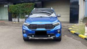 Jual bekas Kia Sonet 1.5 Premier Sunroof BOSE AT Biru 2021 Like New Low KM Record,lokasi di Jakarta Barat