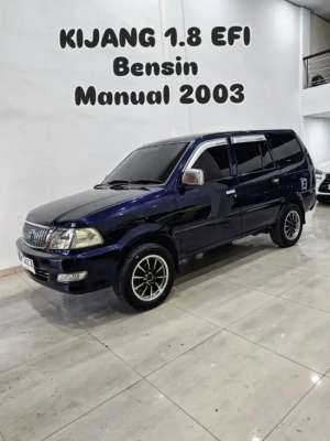 Jual bekas kijang 1.8 EFI Bensin Manual 20032004 biru toyota innova,lokasi di Medan Kota
