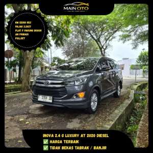 Jual bekas Kijang Innova 2.4 G Lux AT Diesel 2020 mobil bekas,lokasi di Tangerang Kab.