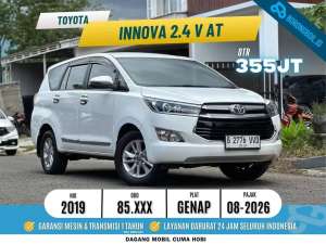Jual bekas Kijang innova V 2.4 2019 AT,lokasi di Jakarta Timur