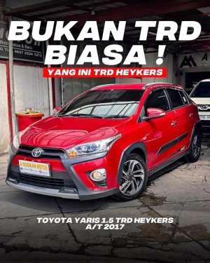 Jual bekas KILOMETER 30 RIBUToyota New YARIS TRD HEYKERS MATIC 2017ANM,lokasi di Bandung Kota
