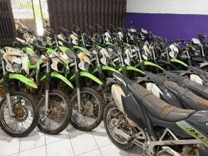 Jual bekas KLX-150cc 2022 dan 2023,lokasi di Jakarta Utara
