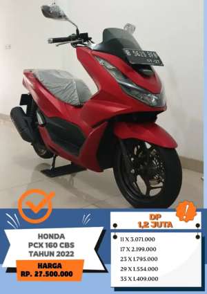 Jual bekas KM 10 RB HONDA PCX 160 CBS TAHUN 2022,lokasi di Tangerang Selatan Kota