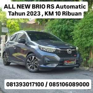 Jual bekas KM 10 ribuan, ALL NEW BRIO RS AutomaticTahun 2023 ,,lokasi di Klaten Kab.