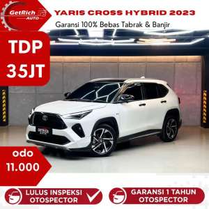 Jual bekas Km 11Rb TOYOTA YARIS CROSS GR HYBRID AT 2023,lokasi di Tangerang Kab.