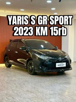 Jual bekas KM 15rb Toyota Yaris 1.5 S GR Sport 2023,lokasi di Jakarta Pusat