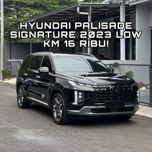 Jual bekas KM 16rb Hyundai Palisade Signature Facelift 2023 AT,lokasi di Bandung Kota