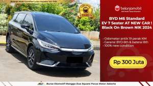Jual bekas KM 19 PERAKBYD M6 M 6 Standard EV 7 Seater AT 20242025,lokasi di Depok Kota