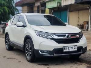 Jual bekas KM 20 RB100 ORISINILHONDA CRV 1.5 TURBO PRESTIGE AT MATIC 20192020,lokasi di Palembang Kota
