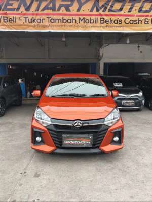Jual bekas KM 20RB Daihatsu New Ayla X 1.2 Automatic 2021 Orange Metalik Bagus,lokasi di  ,Palembang Kota