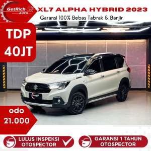 Jual bekas Km 20Rb Suzuki XL7 alpha 2023 Hybrid coklat muda,lokasi di Jakarta Utara