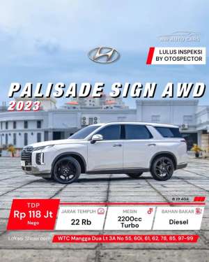 Jual bekas KM 22 RB Hyundai Palisade 2.2 AWD 2023 4x4 Offroad non FWD 2024,lokasi di  ,Jakarta Utara
