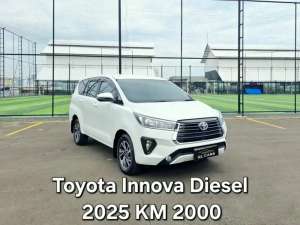 Jual bekas Km 2rb G AT Diesel 2025 Cash Kijang Innova Reborn Putih,lokasi di Jakarta Utara