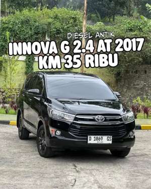 Jual bekas KM 35 RB INNOVA REBORN DIESEL G AUTOMATIC 2018 NIK 2017,lokasi di Bandung Kota