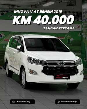 Jual bekas KM 40RB INNOVA V AT LUXURY 20192020 BENSIN Tgn Ke 1 Bisa TT 2018,lokasi di Surabaya Kota