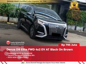 Jual bekas KM 44 PERAKDenza D9 D 9 Elite FWD 4x2 EV AT 2024 2025,lokasi di Bogor Kab.