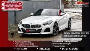 Jual bekas KM 4RB BMW Z4 sDrive3.0i M Sport G29 San Francisco White On Red 2021,lokasi di Jakarta Utara
