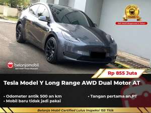 Jual bekas KM 500 AN PERAKTesla Model Y Long Range AWD Dual Motor 20222023,lokasi di Jakarta Barat