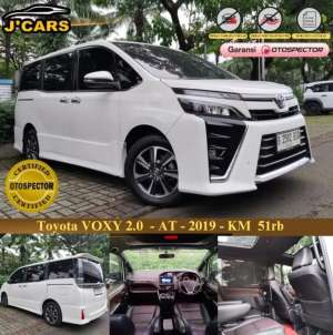 Jual bekas KM 51k Toyota Voxy 2.0 AT 2019 Automatic Ringan Murah,lokasi di Bekasi Kota