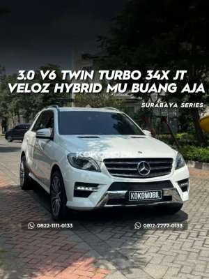 Jual bekas KM 54RB MERCEDES BENZ ML400 2014,lokasi di Surabaya Kota