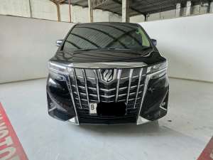 Jual bekas Km 54rban Toyota Alphard G 2.5 ATMatic2018 Hitam Mulus plat ganjil jakarta,lokasi di Jawa Barat