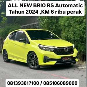 Jual bekas KM 6 ribu perak, ALL NEW BRIO RS AutomaticTahun 2024 ,,lokasi di Surakarta Kota