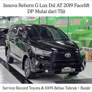 Jual bekas KM 60rb Innova Reborn G 2019 Diesel AT Upgrde FaceliftToyota 2.4,lokasi di Surabaya Kota