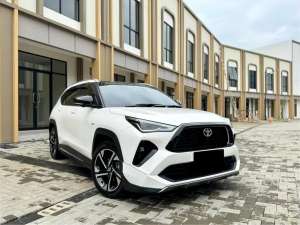 Jual bekas KM 7 RIBU Toyota Yaris Cross S GR Hybrid TSS Putih 2024 LIKE NEW,lokasi di Tangerang Selatan Kota