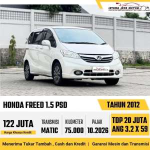 Jual bekas KM 75RIBU HONDA FREED 2012,lokasi di  ,Jakarta Barat