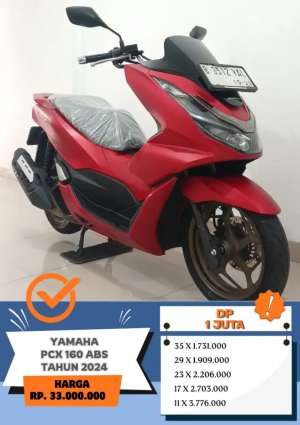 Jual bekas KM 9 Rb HONDA PCX 160 ABS TAHUN 2024,lokasi di Jakarta Barat