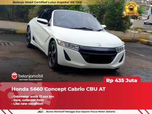 Jual bekas KM ANTIK 17RBHonda S660 S 660 Concept Cabrio CBU 2015 2016,lokasi di Jakarta Utara